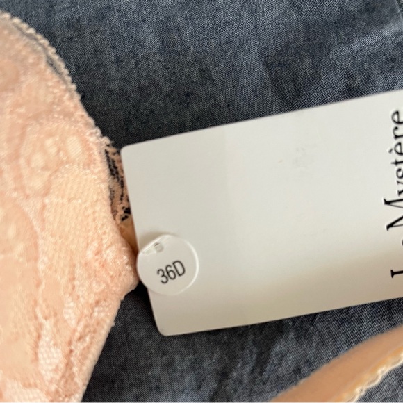 Le Mystere Sophia Women's Lace Full Fit Seamless Bra - Peach - Picture 7 of 14